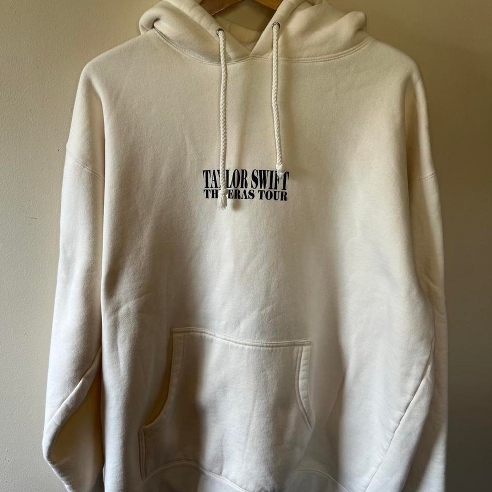 Taylor Swift Original the Eras Tour cream hoodie Size L- XL